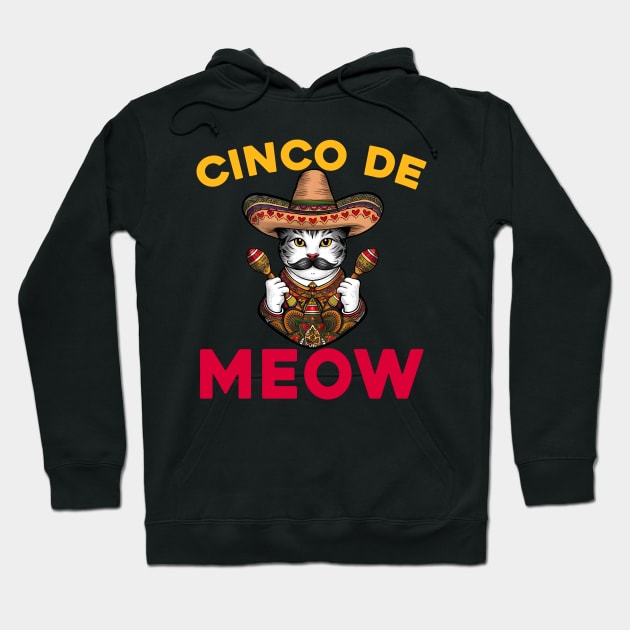 Cinco De Meow Hoodie by aesthetice1